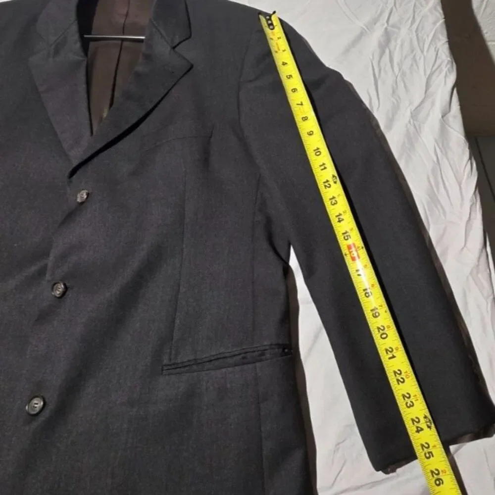 Hugo Boss Men's Black Blazer Sport Coat 3 Button 44R
